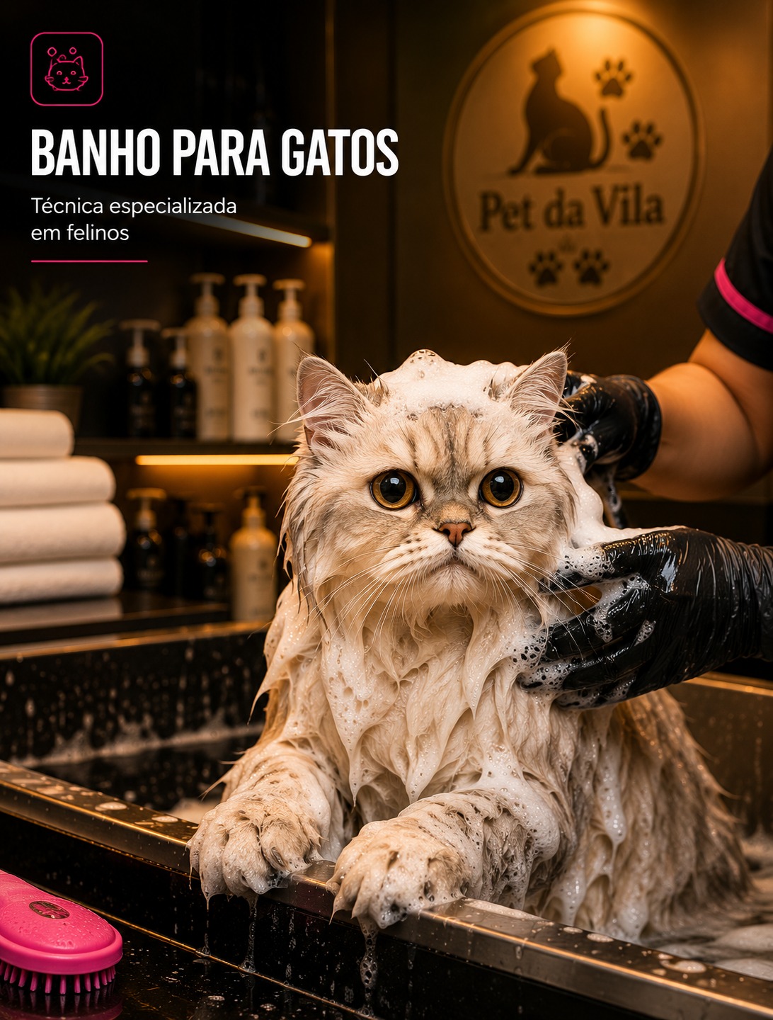 Banho para Gatos